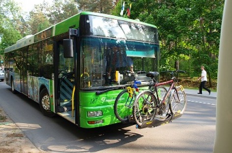 Druskininkų autobusai pritaikyti dviračiams vežti