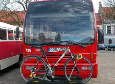 Kauno autobusai pritaikyti vežti dviračius