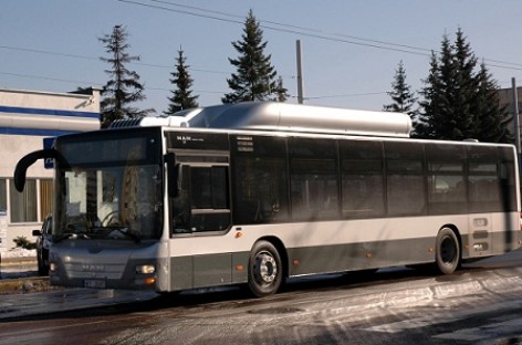 Sostinėje – pirmieji nauji dujiniai autobusai