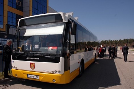 Latviški autobusai gimsta „AMO Plant“ gamykloje