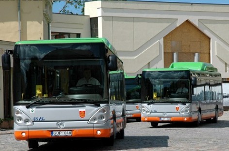 Klaipėdiečiams pristatyti nauji autobusai