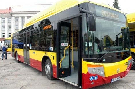 Į Šiaulių miesto gatves išvažiavo ispaniški autobusai