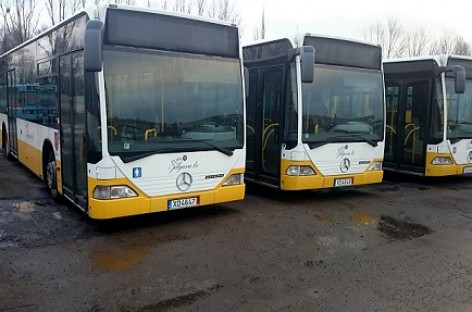 Šiauliuose keleivius veš „Mercedes-Benz” autobusai