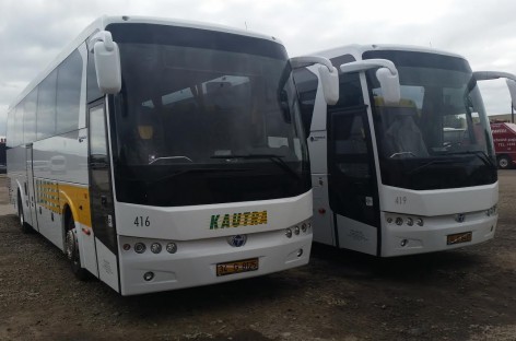 „Kautra“ įsigijo daugiau naujų autobusų