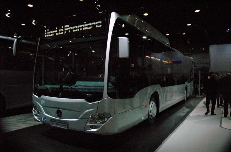 „Busworld Europe 2015“ – pasaulinė dujinio „Mercedes-Benz“ premjera