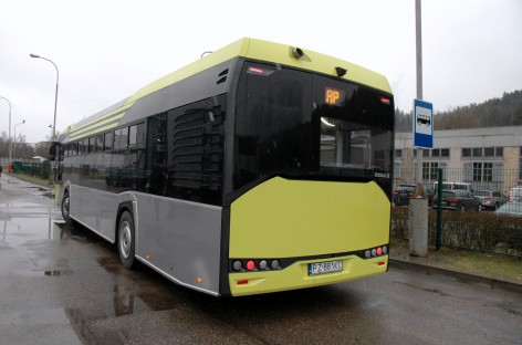 „Solaris“ autobusai turės padangų slėgio jutiklius