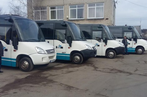 Mažeikių autobusų parke – naujesni mikroautobusai