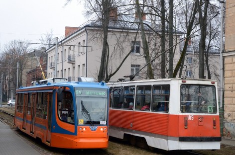 Senieji ir naujieji tramvajai Daugpilyje