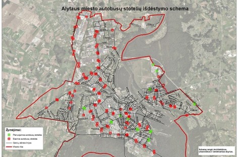 Tobulinama Alytaus miesto viešojo transporto sistema – parengtos maršrutų schemos