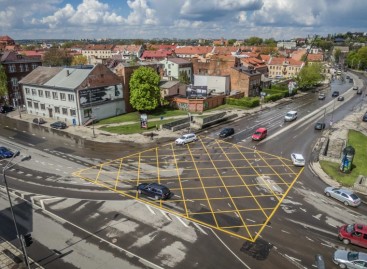 Eksperimentas Kaune – geltonu „koriu“ pažymėta probleminė sankryža