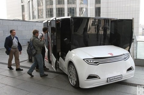 Kijeve pademonstruotas ateities viešasis transportas