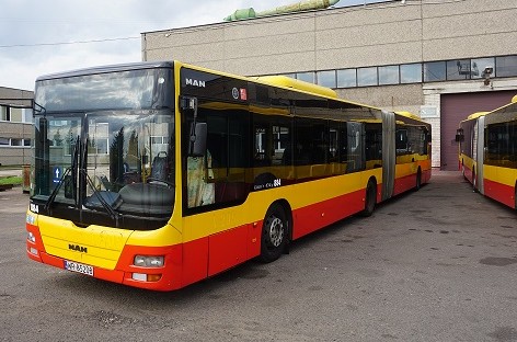 „Kauno autobusai“ įsigijo pavažinėtų MAN autobusų