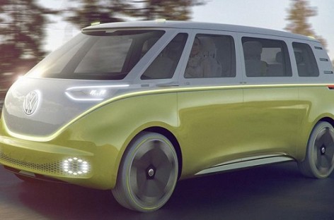 „Volkswagen” Detroite pristatė elektrinį mikroautobusą