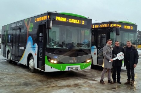 Palangoje – dar daugiau naujų autobusų