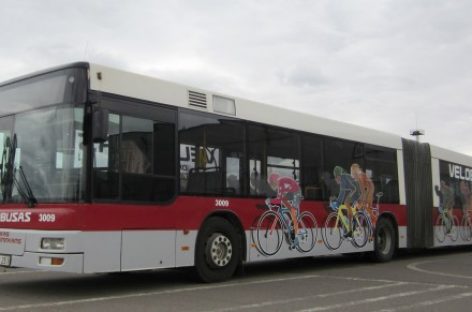 Vilniaus dviračių infrastruktūrą papildė specialūs autobusai