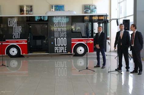 „2017-ųjų ISUZU EURO TURO“ atidaryme – nauji autobusai ir ekstremalūs bandymai