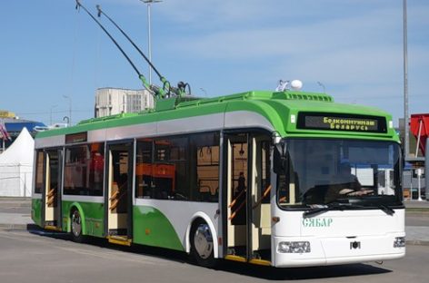 Vitebske iki metų pabaigos bus atnaujinta trečdalis troleibusų parko