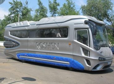 Ukrainiečiai sukūrė kosminio dizaino autobusą (video)