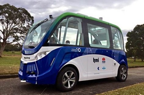 Sidnėjaus olimpiniame parke – autobusas be vairuotojo