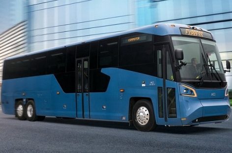 MCI pirmą sykį per 36-erius metus pristatė naują autobusą