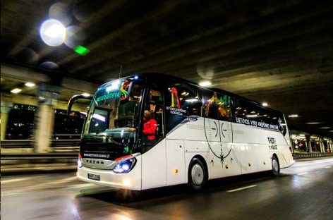 Lietuvos vyrų krepšinio rinktinei – naujo dizaino autobusas
