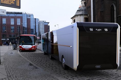 „Audi” pristatė miesto autobuso konceptą