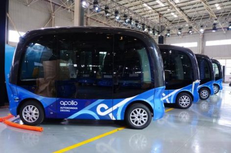 Kinijos kompanija „Baidu“ pagamino šimtą savivaldžių autobusų