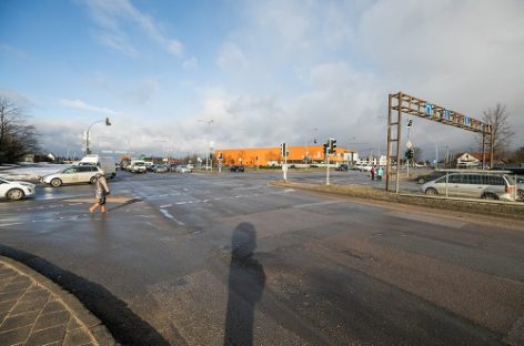 Liepkalnio, Žirnių gatvių ir Minsko plento sankryža bus dviejų lygių