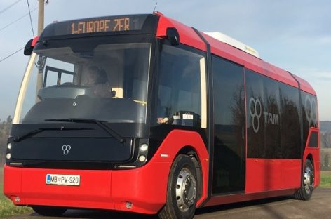 Slovėnai pristatė elektrinį vidutinės klasės autobusą