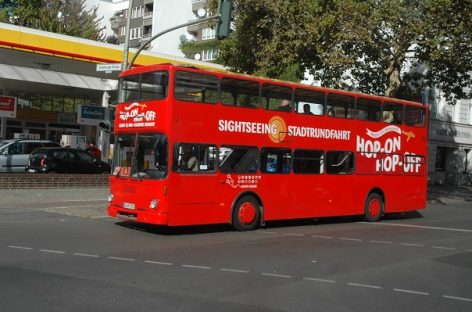 Berlyno dviaukščiai turistiniai autobusai bus elektriniai