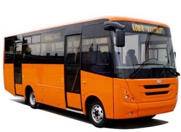 Zaporožės automobilių gamykloje – naujas autobuso modelis