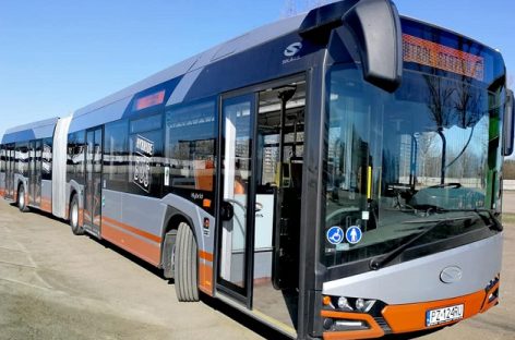 Vilniaus gatvėse – hibridinis autobusas