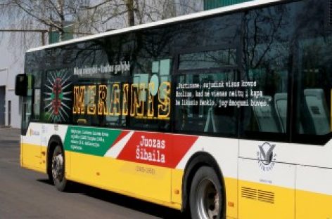 Partizanų istorijos atmintis – ant Šiaulių miesto autobusų