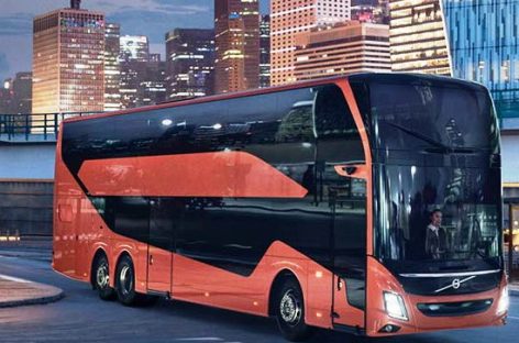 Pristatytas čempioniško aukščio „Volvo“ autobusas