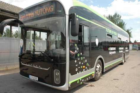 Šiauliečiai galės išbandyti „Yutong“ autobusą