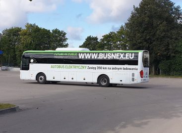 Klaipėdiškiai pirmieji Lietuvoje išbando elektrinį tarpmiestinį autobusą