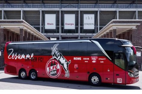 Kelno futbolo komandai – unikalus „Setra“ autobusas