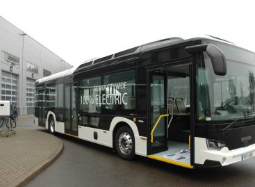 Sostinėje pristatytas naujas elektrinis „Scania Citywide“