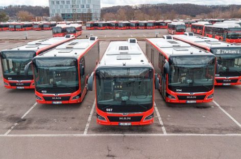 Kauno gatvėse -visas šimtas naujųjų autobusų