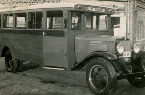 Autobusų susisiekimo istorija Šiaulių krašte iki 1940 m. birželio