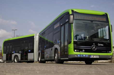 Hanoveryje – sudvejinti elektriniai „Mercedes-Benz Citaro“