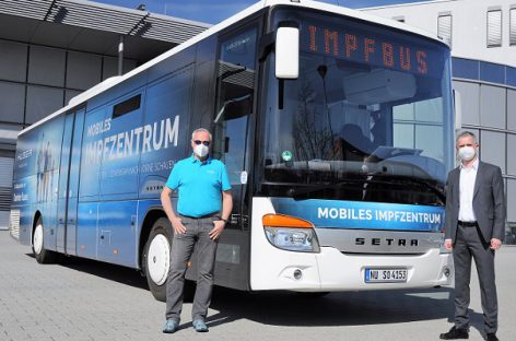 „Setra“ pristatė vakcinavimui skirtą autobusą