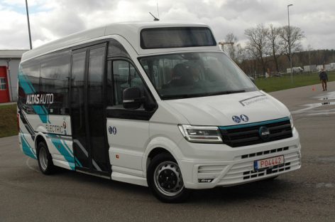 „Altas Auto“ pristatė pirmuosius elektrinius autobusus