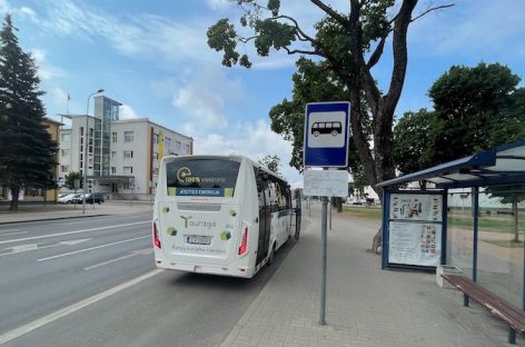 Tauragėje bus įrengta 20 realaus laiko informacijos švieslenčių autobusų stotelėse