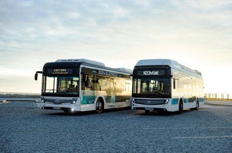 Portugališkuose elektriniuose autobusuose „CaetanoBus“ bus montuojama „Toyota“ vandenilinė įranga