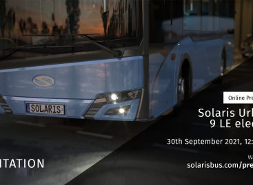 Rugsėjo 30-ąją – virtualus „Solaris Urbino LE electric“ pristatymas