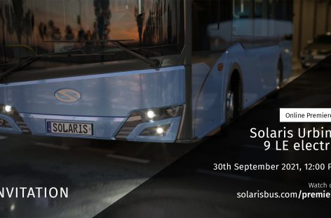 Rugsėjo 30-ąją – virtualus „Solaris Urbino LE electric” pristatymas