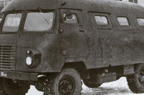 Sovietinis „branduolinis“ autobusas