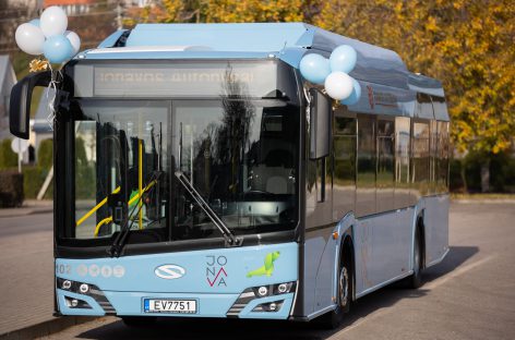 Jonavoje – pirmasis elektrinis autobusas