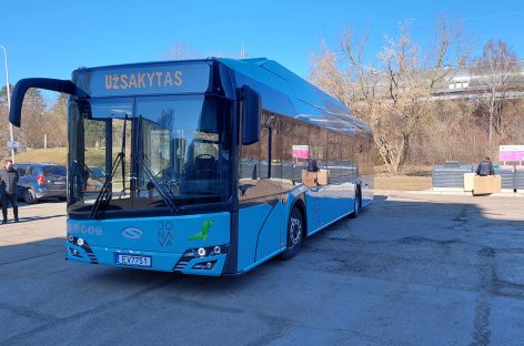 Kelių Lietuvos miestų viešojo transporto parką atnaujins 16 elektrinių autobusų